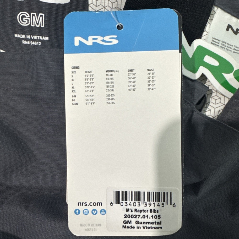 NRS Raptor Dry Bib - Picture 5 of 7